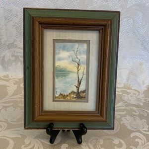 Green and Brown Rustic Wood Picture Frame - Home Accent